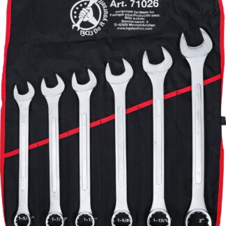 BGS DIY Combination Spanner Set, XXL, Inch Sizes, 1.5/16" - 2", 6 pcs.