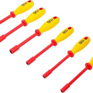 BGS technic VDE Socket Screwdriver Set, Hexagon, 5.5 - 12 mm, 6 pcs.
