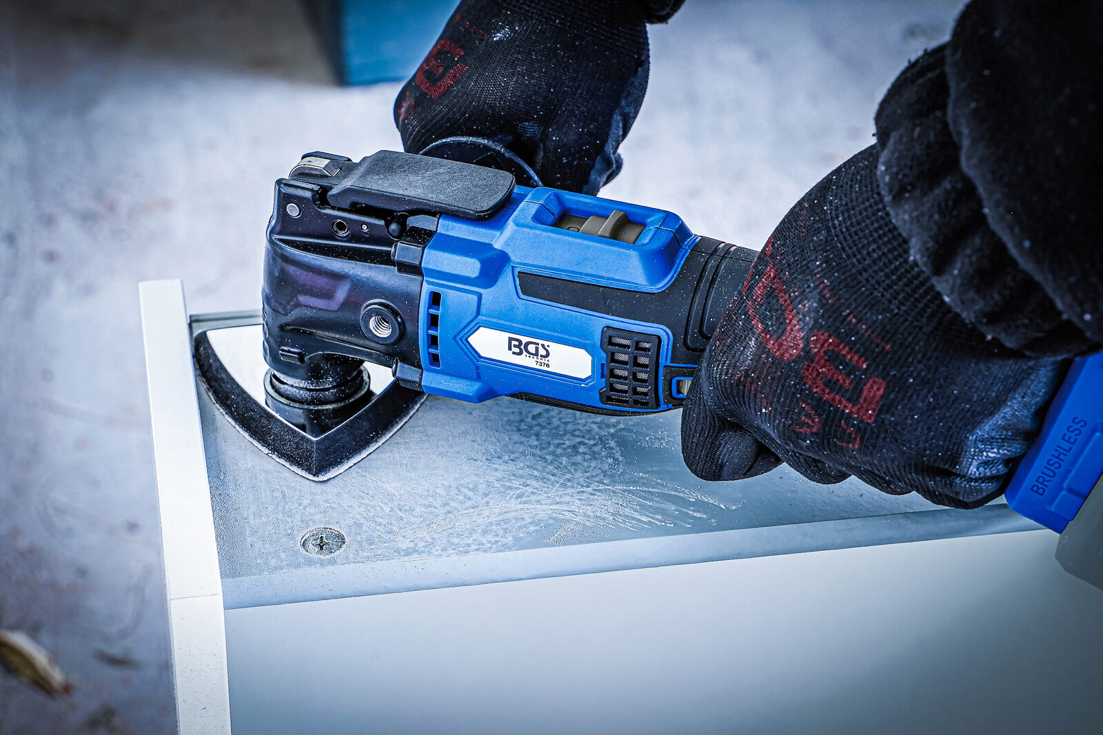 BGS technic Cordless Multifunction Tool, brushless, 18 V, without rechargeable Battery - Image 3