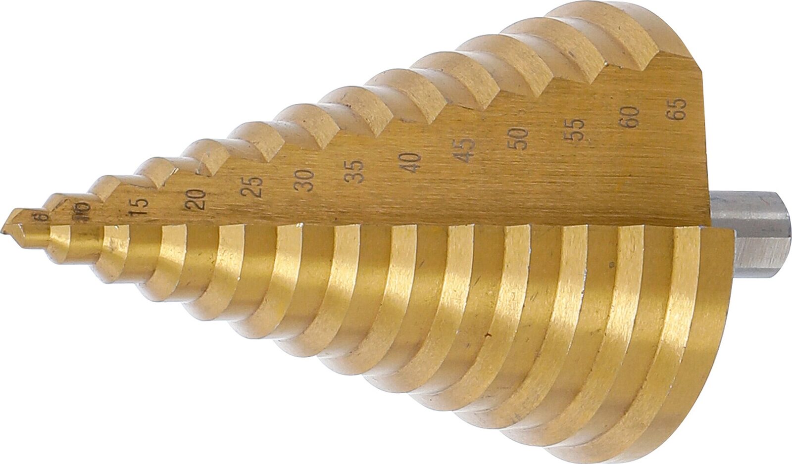 BGS technic Step Drill, titanium-nitrided, Ø 6 - 65 mm