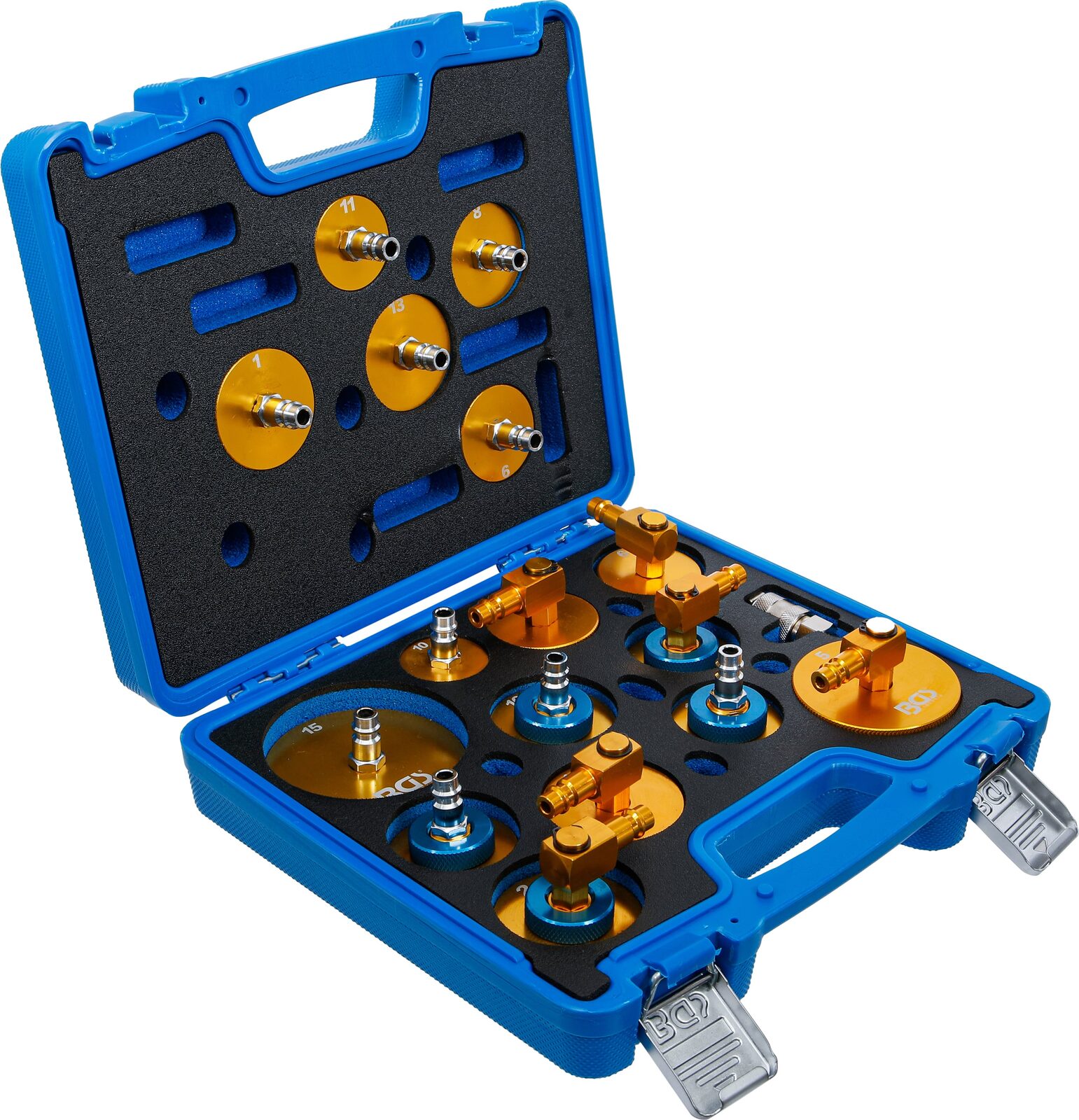 BGS technic Adapter Set for Brake Bleeder, 17 pcs. - Image 2