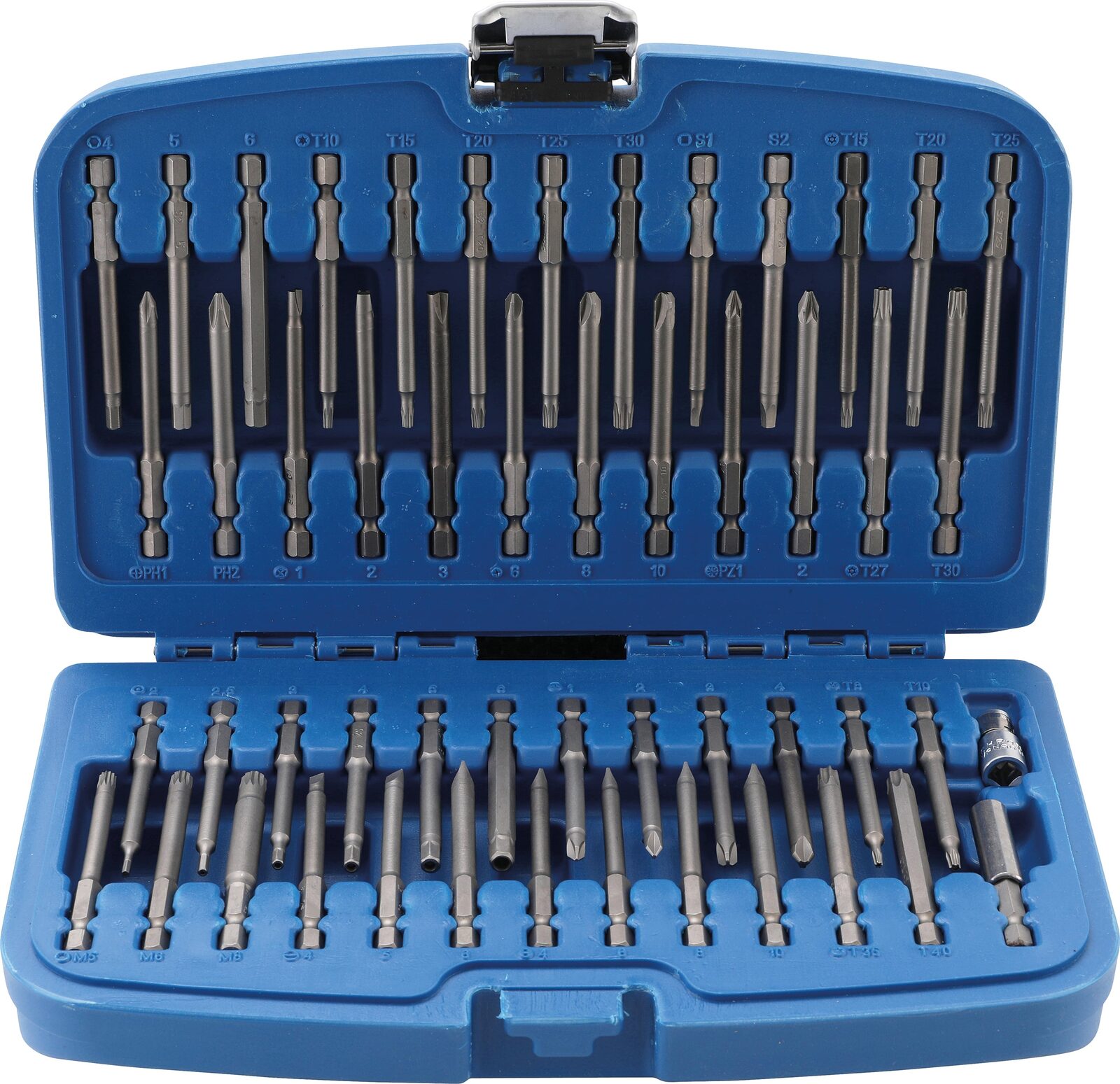 BGS technic Bit Set for Security Screws, long, 51 pcs.