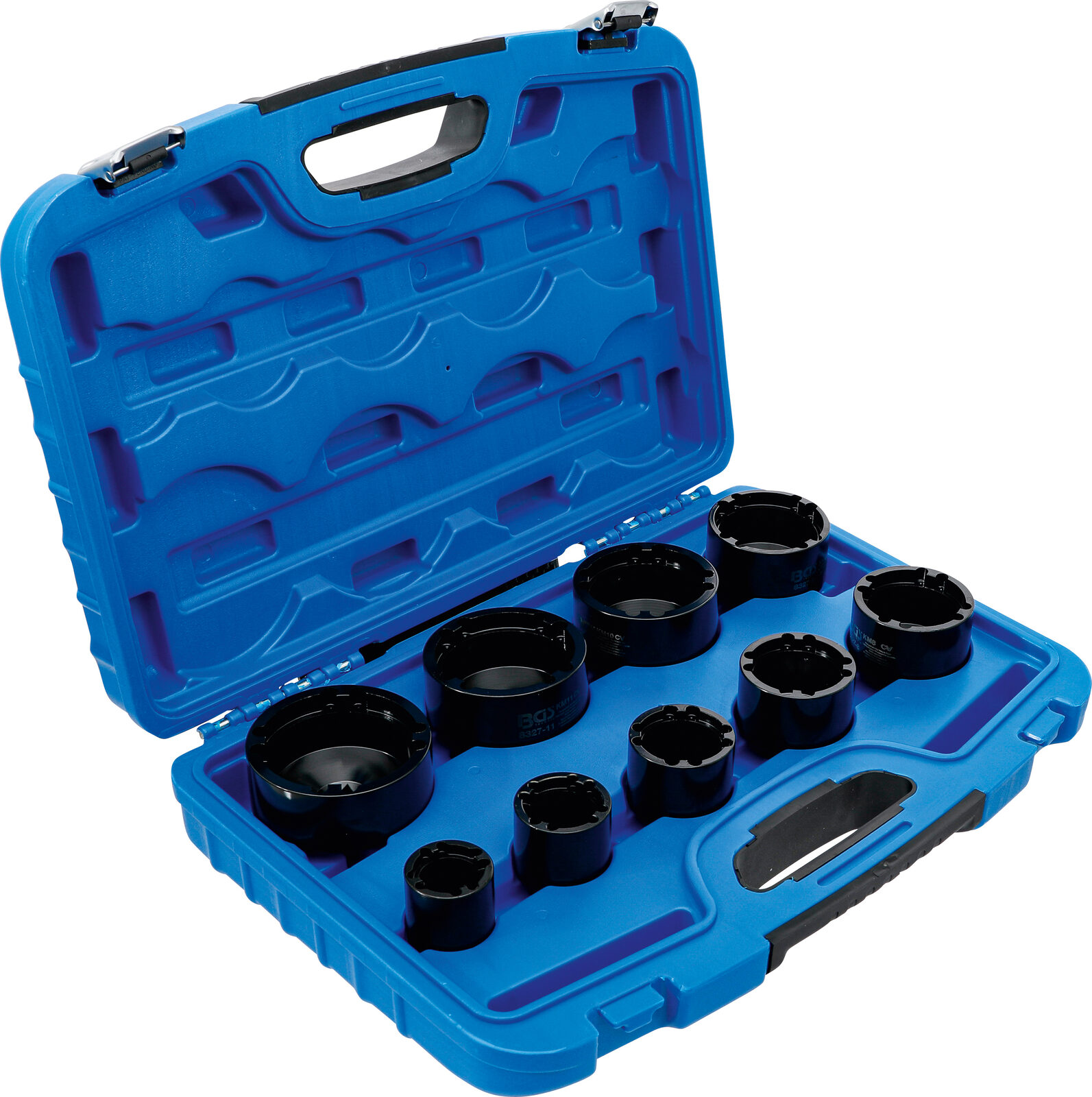 BGS technic Groove Nut Socket Set, inside taps, KM4 - KM12, 9 pcs. - Image 3