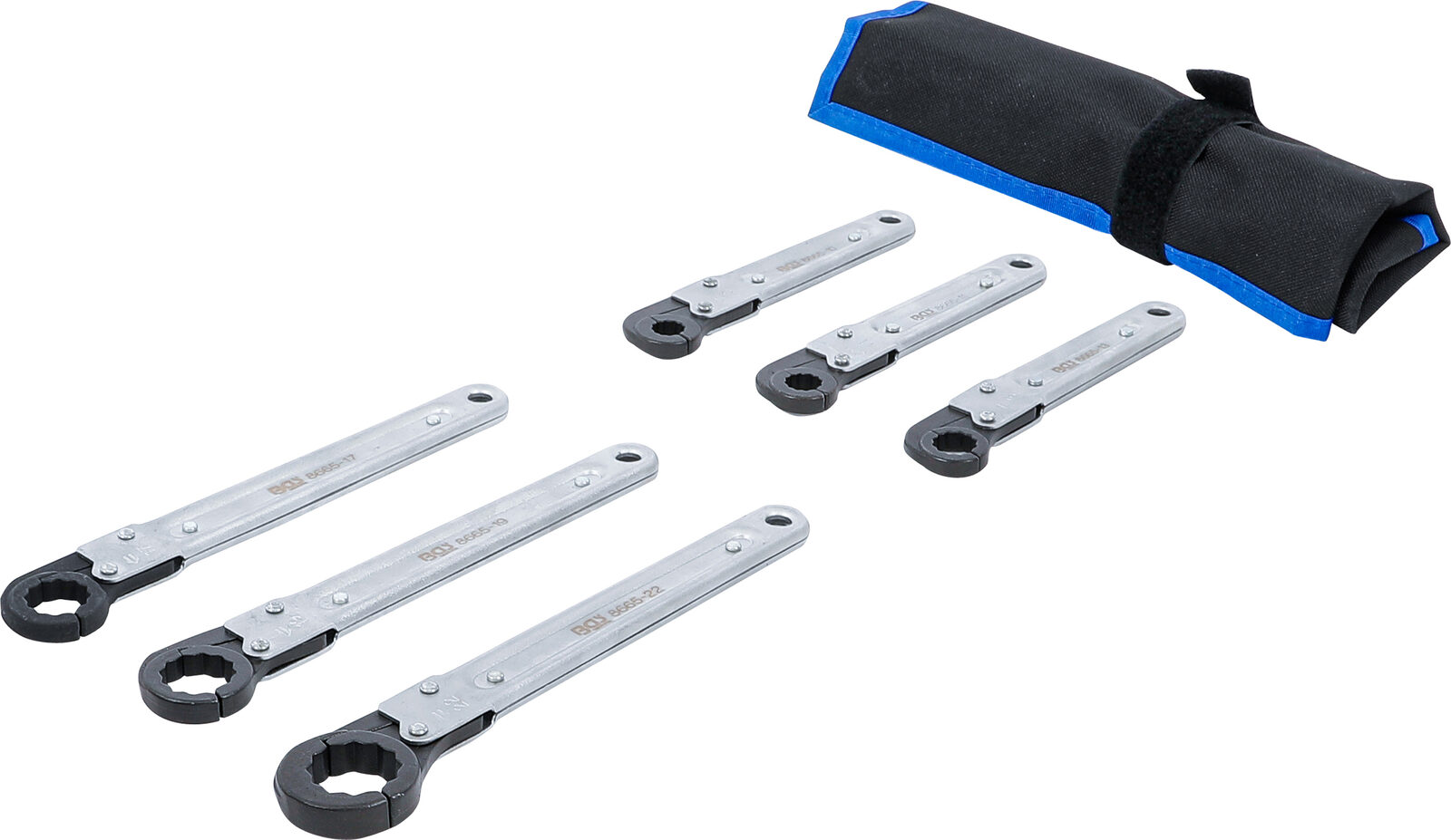 BGS technic Line Ratchet Wrench Set, 6 pcs. — изображение 2