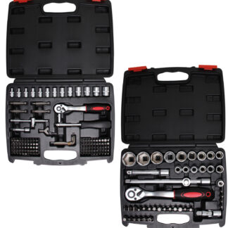 BGS DIY Socket Set, 6.3 mm (1/4") / 12.5 mm (1/2") Drive, 174 pcs.