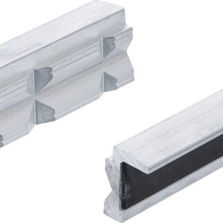 BGS technic Bench Vice Jaw Protectors, Aluminium, 125 mm, 2 pcs.