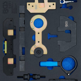 BGS technic Tool Tray 2/3: Engine Timing Tool Set, for BMW M40, M44, M50, M52, M54, M56