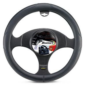 Bottari Road Steering Wheel Cover Black/Blue 37/39 cm