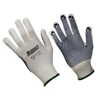 Bottari 1 Pair of Nylon/PVC Work Gloves