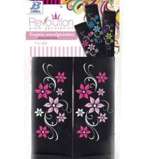 R.Evolution Girl Pair of My Star Seat Belt Pads Pink