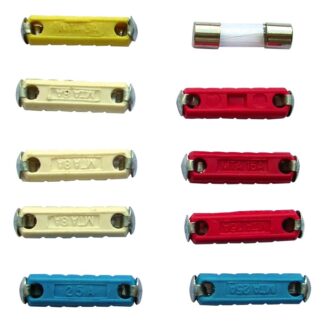 Bottari Card of 10 Glass Tube Fuses