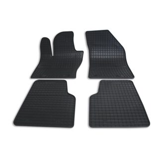 Bottari TGJECOMPASS17> 4-Piece Rubber Floor Mat Set