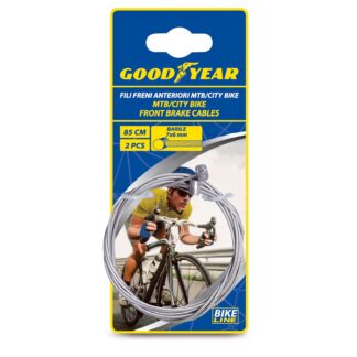 Good Year Set of 2 MTB/City Bike Brake Cables 85 cm