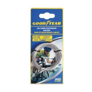 Good Year Set of 2 Racing Rear Brake Cables 14 cm