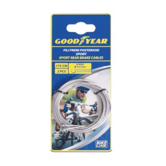 Good Year Set of 2 Sport Rear Brake Cables 175 cm