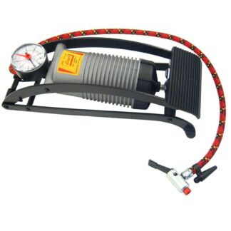 Carcommerce FOOT PUMP -1 PISTON WITH MANOMETER START