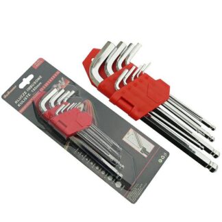 Carcommerce BALLPOINT HEX KEY WRENCH - 180mm. -9 PCS