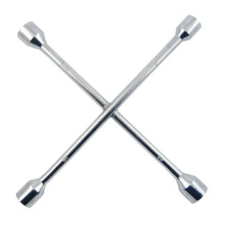 Carcommerce CROSS WRENCH SILVER 17x19x21x23 mm