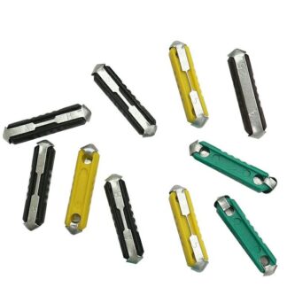Carcommerce CYLINDRICAL FUSES SET 10 PCS