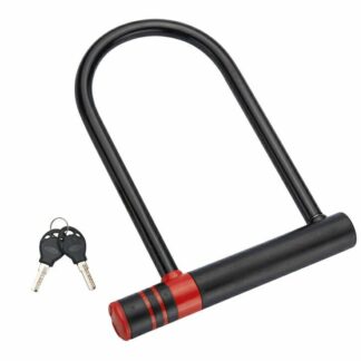Carcommerce Bicycle lock with key 180mm x 320cm - U-LOCK