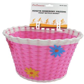 Carcommerce Front bicycle basket - pink
