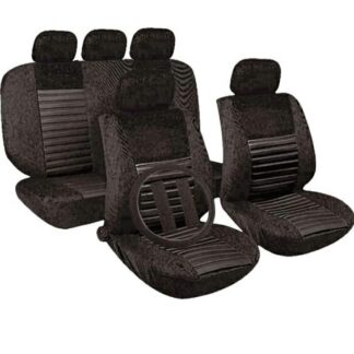 Carcommerce CAR SEATS COVERS SET TANGO BLACK