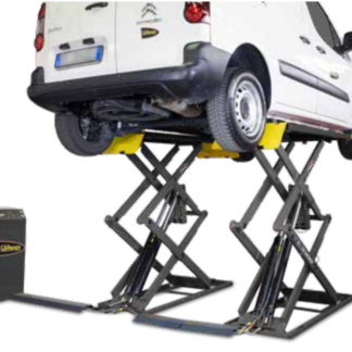 Cormach L 3300 3ph 400V 50Hz – Low profile electro-hydraulic double scissor lift with FLAPS extensions