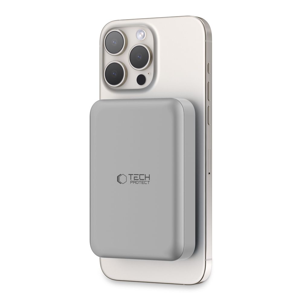Powerbank Tech-Protect PB11 LifeMag MagSafe 10000 mAh - titanium - Image 2