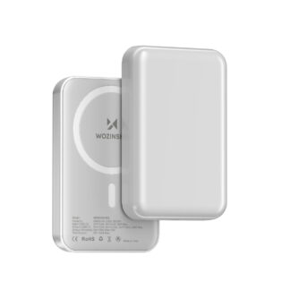 Wozinsky WRW349YWS 10000 mAh Magnetic Power Bank - White
