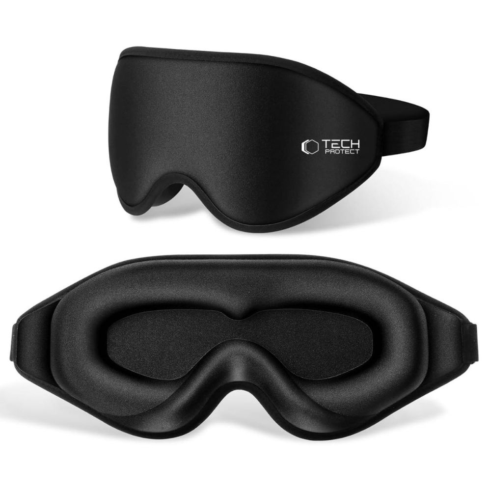 Tech-Protect Eyeshade Sleep Mask - Black - Pilt 2