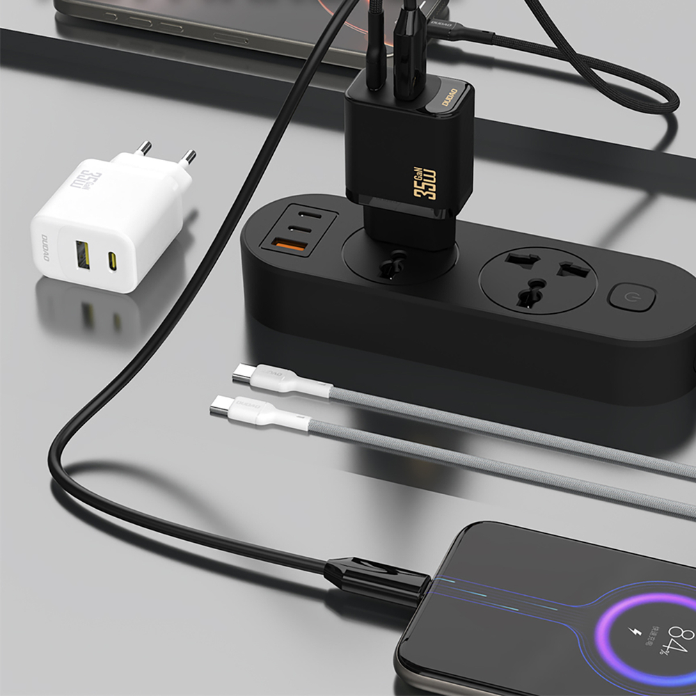 Dudao A27 Max 35W GaN Wall Charger - White - Image 3