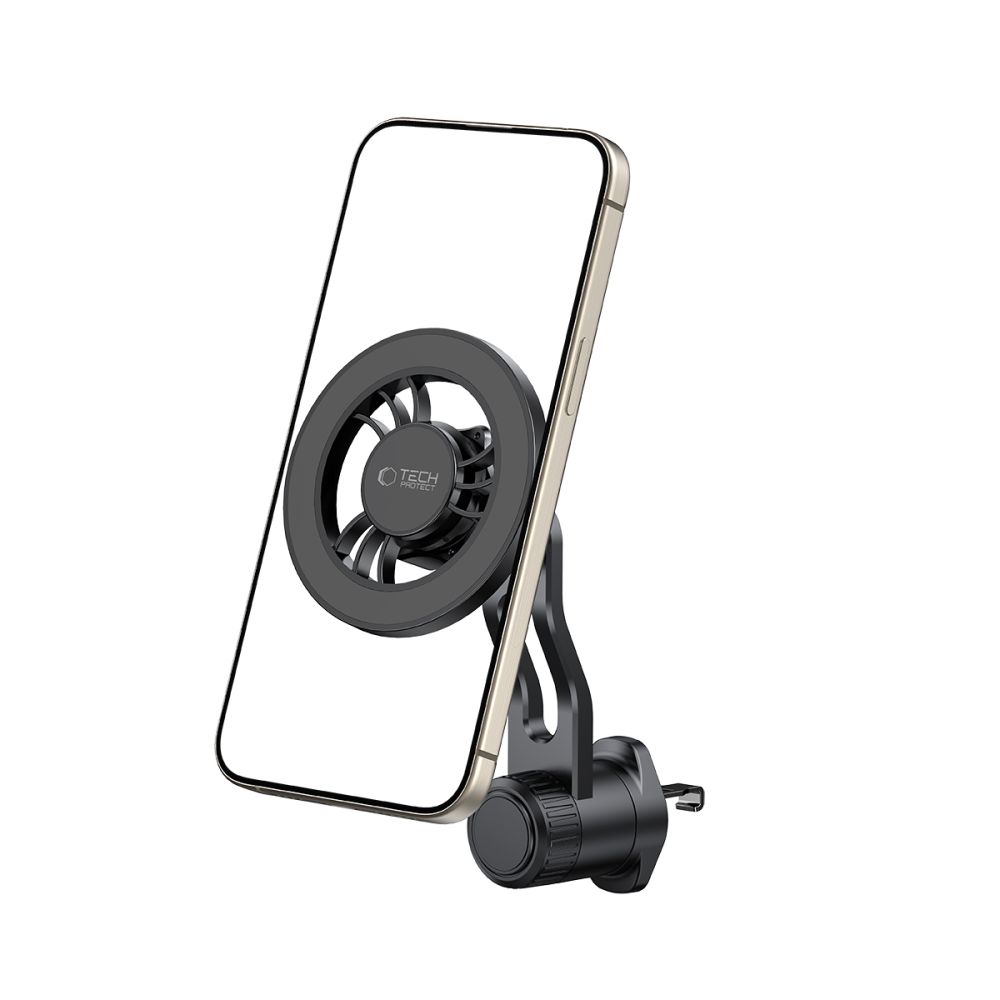Tech-Protect N56 MagSafe Car Air Vent Mount - Black - Image 2