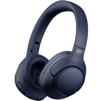 QCY H3 Over-Ear Headphones with ANC Bluetooth 5.4 Hi-Res Audio - Blue