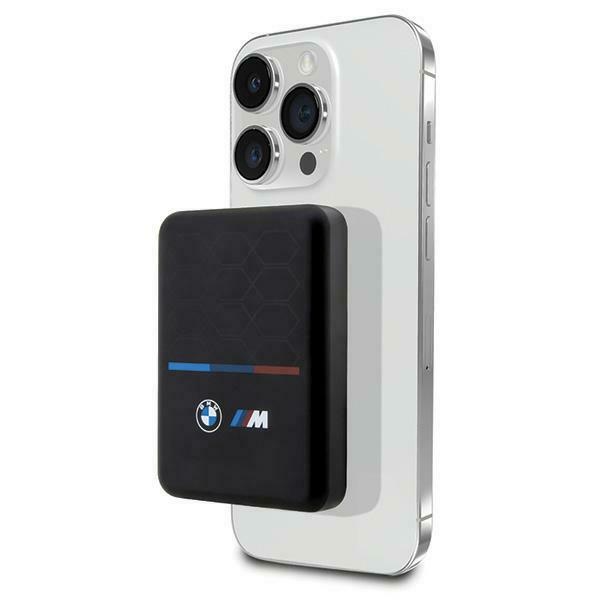 BMW M Collection MagSafe 15W 3000mAh Inductive Power Bank - Black
