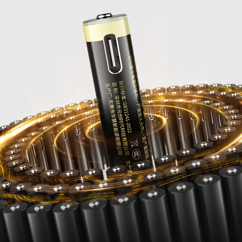 Orico Ener-G EG7C lithium battery 1.5V 500mWh AAA USB-C rechargeable battery 4 pcs. - Image 3