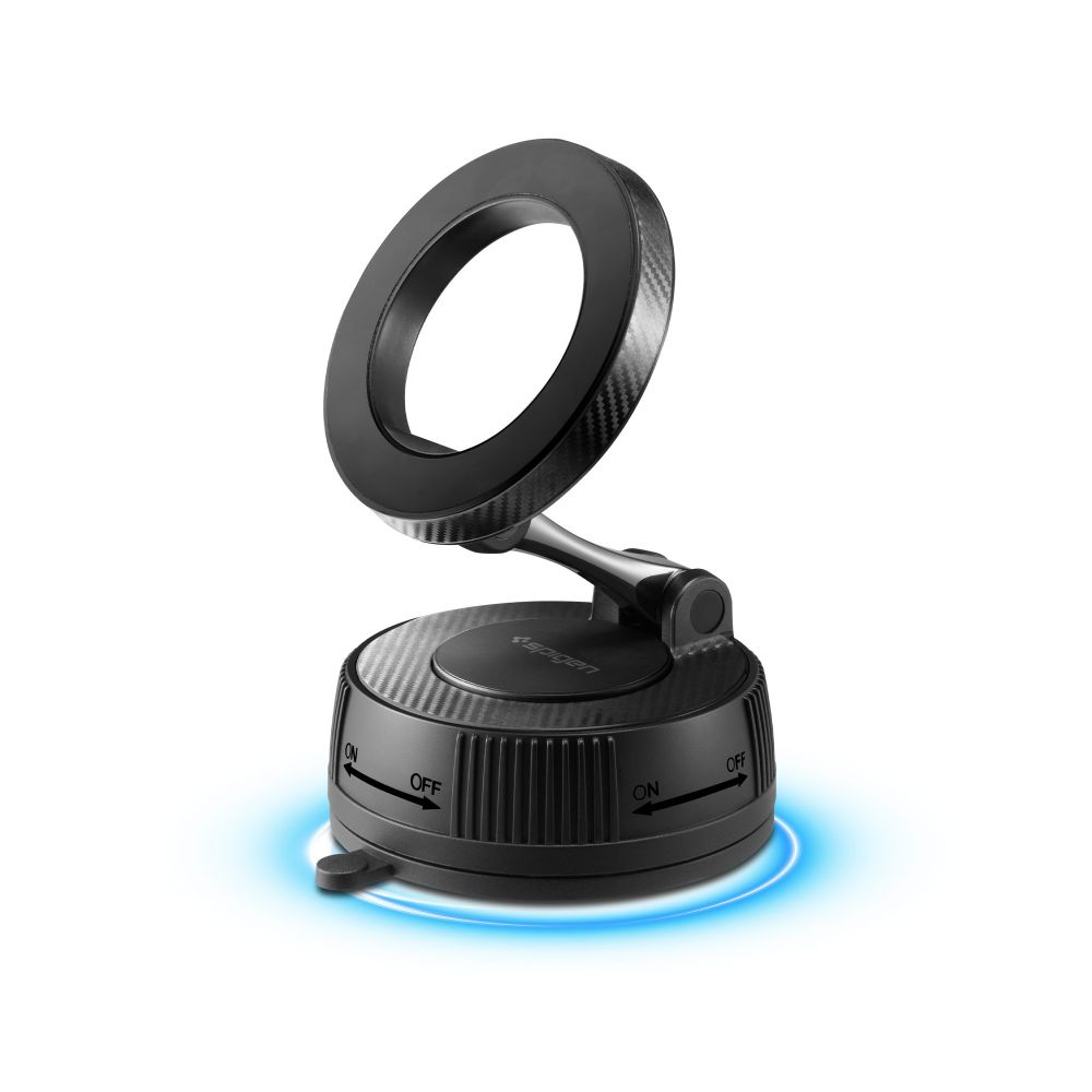 Spigen MFT36 MagSafe Car Holder for Dashboard/Windshield - Black - Image 2