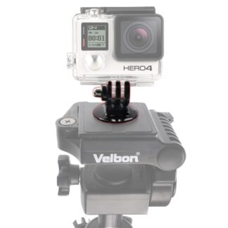 Sports Camera Mount with GoPro Tripod Mount - Black