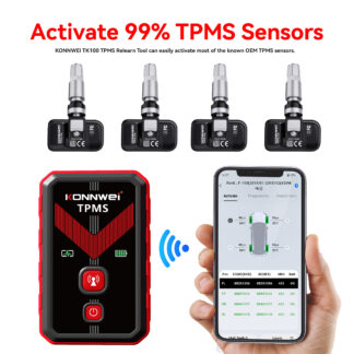 KONNWEI TPMSLINK Car TPMS Tire Sensor 315MHz and 433MHz