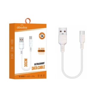 Abados Usb Cable Micro Usb White 30Cm 5A Box