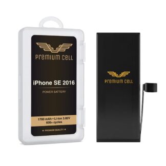 Premium Cell battery for iPhone SE2016 1700mAh 600+ Cycles cobalt