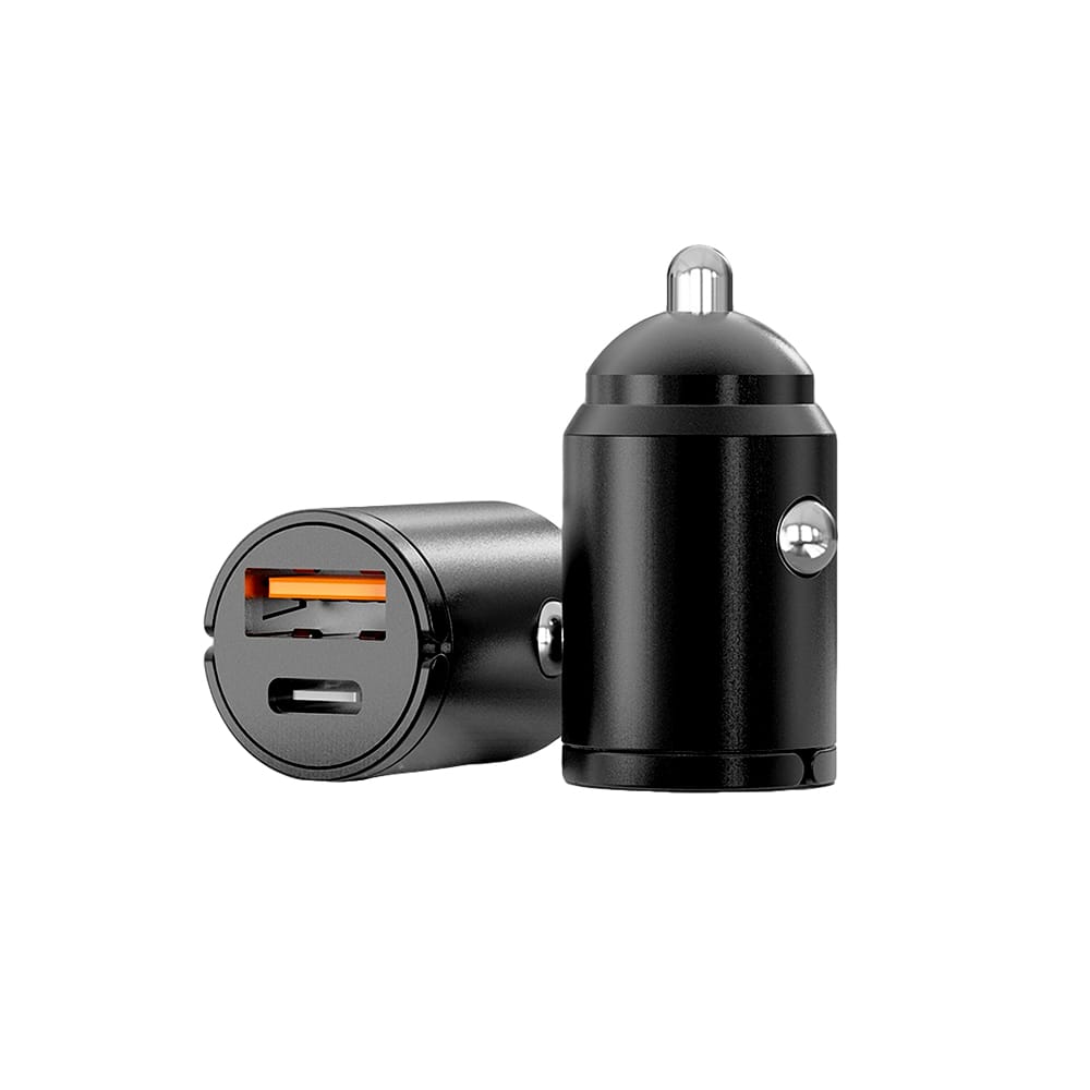 Denmen 2XUSB car charger black DZ19 - Pilt 2