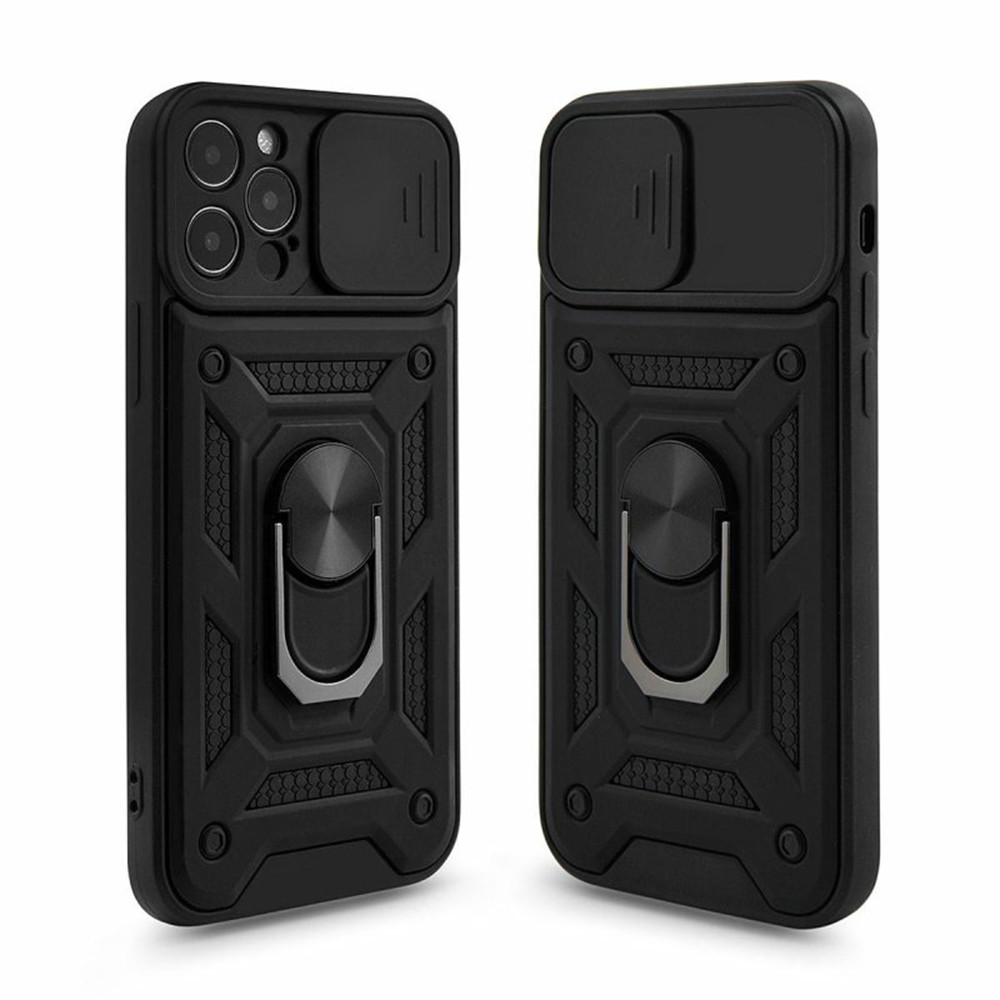 Defender Slide Case For Iphone 16 6.1' Black Cover Back Case - Pilt 2