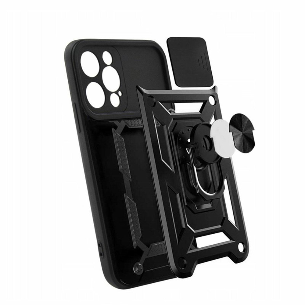 Defender Slide Case For Iphone 16 6.1' Black Cover Back Case - Pilt 3