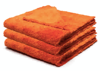 Maxshine Microfiber Wax Removal Towel - 16"x16"/40x40cm (Orange 600gsm)