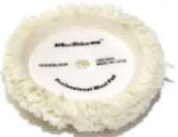 Maxshine 100% Australian Wool Cutting Pad - 9 inches – White