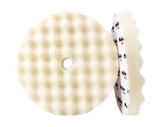 Maxshine White Wave Foam Finishing Pad – White Foam With white Velcro