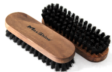 Maxshine Leather and Alcantara Cleaning Brush - Compact Size – Black Hair