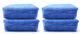 Maxshine Microfiber Waxing/Sealant Applicator - Blue