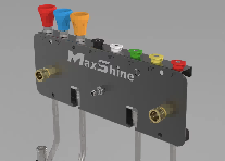 Maxshine Foam Cannon Wall Mount & Nozzle Holder – Black