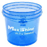 Maxshine Detailing Bucket -Transparent – Transparent -Blue